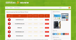 Desktop Screenshot of answering.servicesreview.net