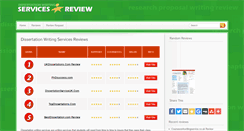Desktop Screenshot of dissertationwriting.servicesreview.net