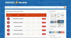 Desktop Screenshot of emailmarketing.servicesreview.net